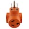 Ac Works Plug Adapter, 10-30R, 6-50P, 0 ft., Orange AD6501030 - alternate 7